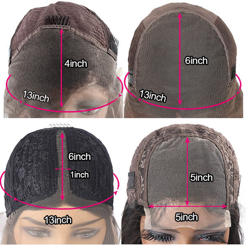 Ishow Deep Wave Lace Frontal Wigs HD Lace Front Wig Long Glueless Human Hair Wigs