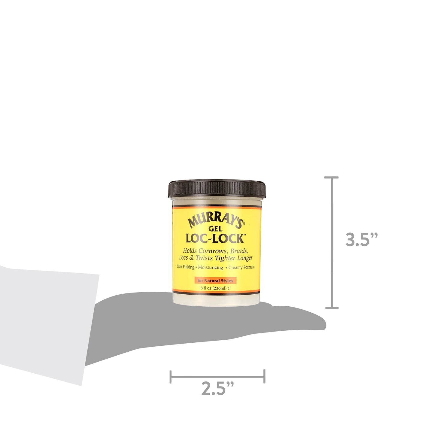 Loc-Lock Gel 8 Oz., Moisturizing, Unisex