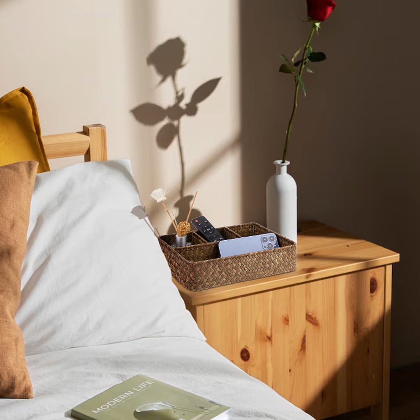 Tea Bag Organizer Tray Sugar Packet Holder Coffee Pod Storage Station Condiment