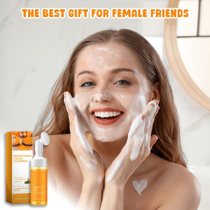 Turmeric Facial Cleanser, Turmeric Facial Wash, Turmeric Face Wash, Turmeric Facial Cleanser,Turmeric Foaming Cleanser for All Skin3.38 Oz