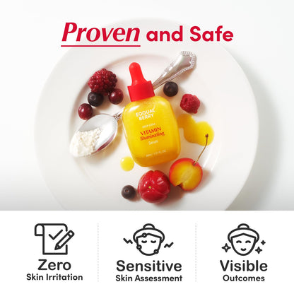 Vitamin Illuminating Serum – Brightening Vitamin C Serum with Niacinamide | Strengthens Skin Barrier | Hydrates Using Ceramide and Hyaluronic Acid, 1.01Oz / 30Ml