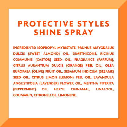 Protective Styles by Angela High Gloss Shine Spray, 8 Fl.Oz.