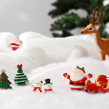2 Pieces 1.3 X 4.9 Feet Christmas Snow Blanket Roll Soft Fake Snow Blankets Artificial White Winter Decorations for Christmas Village Xmas Party Cloud Backdrop Decoration