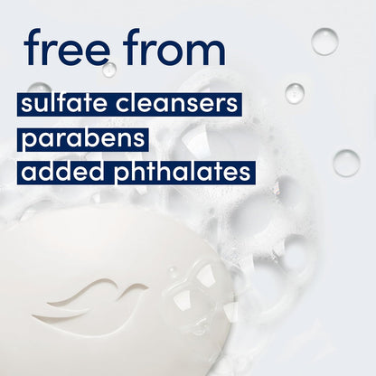 Beauty Bar Soap Original 8 Count for Soft, Smooth Skin, with 1/4 Moisturizing Cream 3.75 Oz