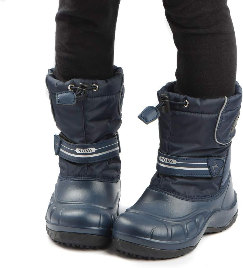 Nova Mountain Boy'S and Girl'S Waterproof Winter Snow Boots