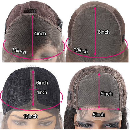 Ishow Deep Wave Lace Frontal Wigs HD Lace Front Wig Long Glueless Human Hair Wigs