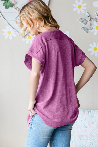 Heimish Full Size Short Sleeve round Neck T-Shirt