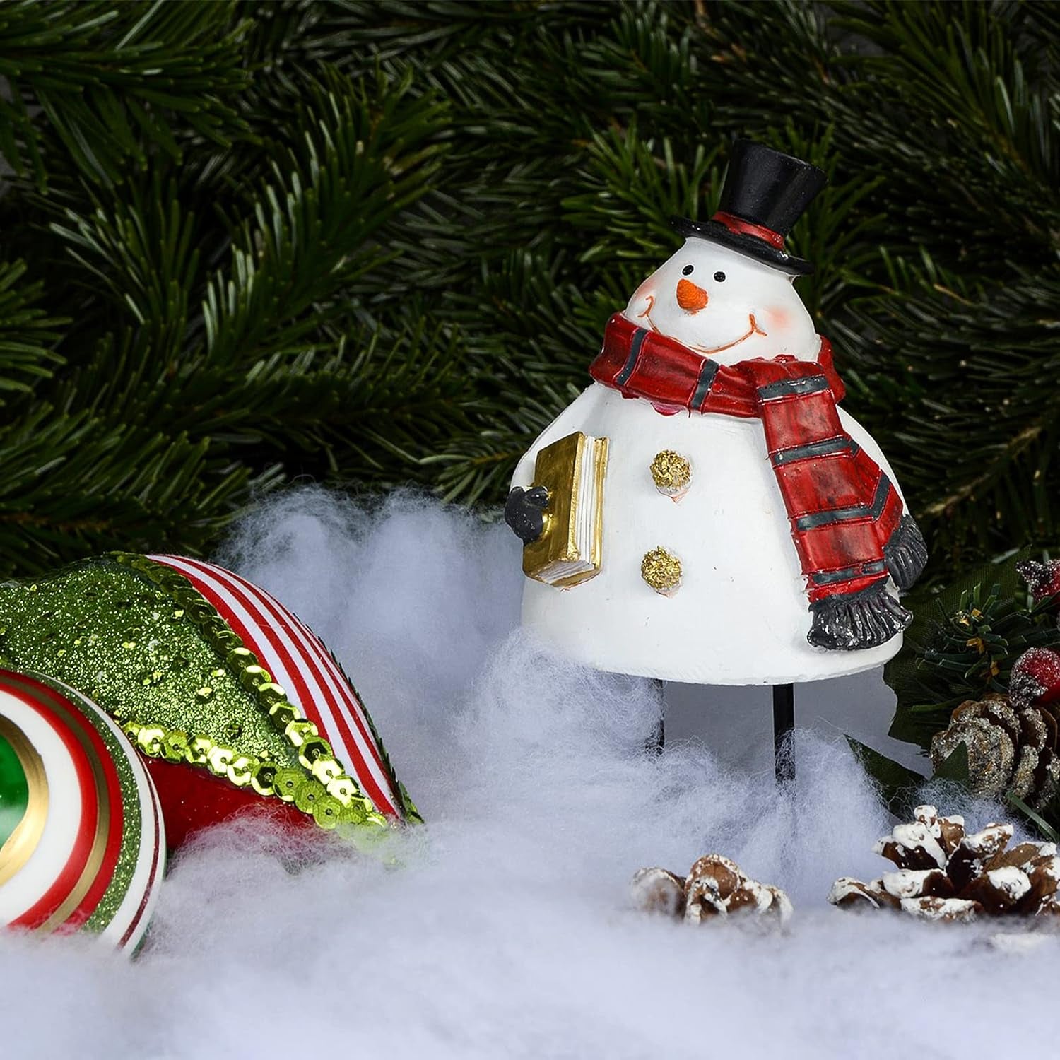 2 Pieces 1.3 X 4.9 Feet Christmas Snow Blanket Roll Soft Fake Snow Blankets Artificial White Winter Decorations for Christmas Village Xmas Party Cloud Backdrop Decoration