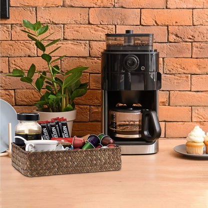 Tea Bag Organizer Tray Sugar Packet Holder Coffee Pod Storage Station Condiment