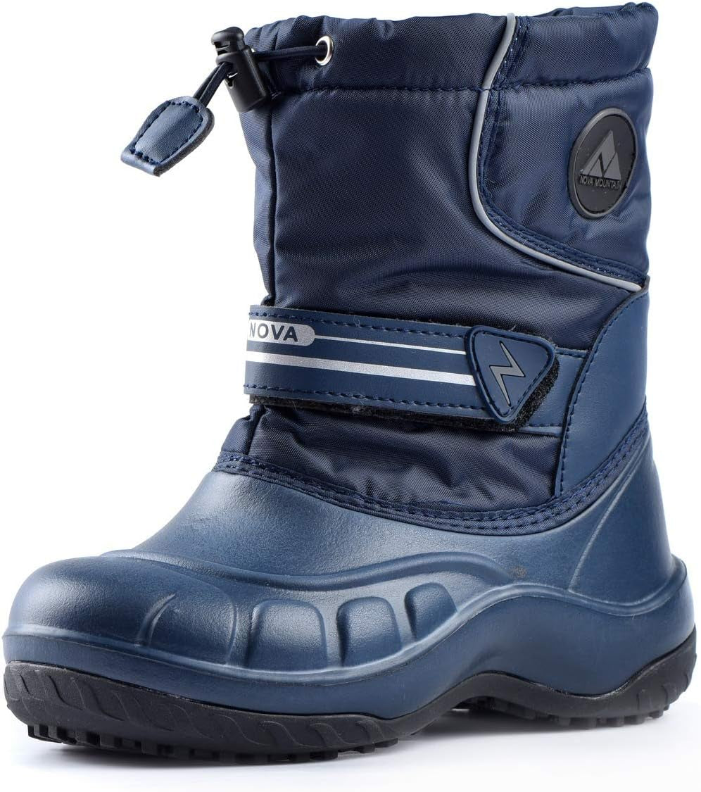 Nova Mountain Boy'S and Girl'S Waterproof Winter Snow Boots
