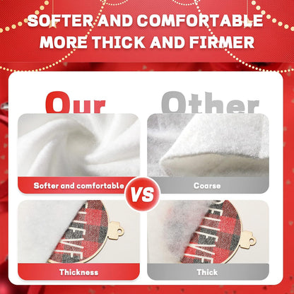 2 Pieces 1.3 X 4.9 Feet Christmas Snow Blanket Roll Soft Fake Snow Blankets Artificial White Winter Decorations for Christmas Village Xmas Party Cloud Backdrop Decoration