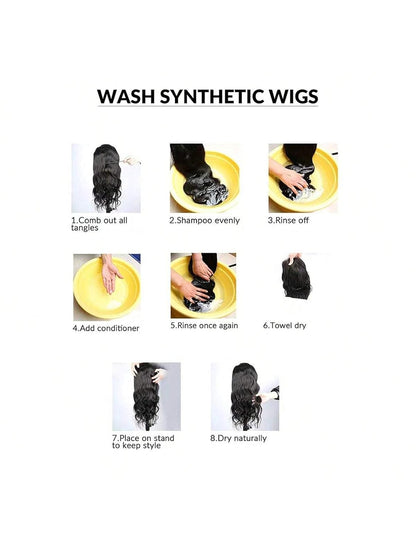 28Inch Boho Knotless Braided Wigs for Black Women Bohemian Box Braided Wigs Double Full Lace Braided Wigs with Baby Hair Synthetic Boho Braid Wig Natural Black (1B, 28 Inch)