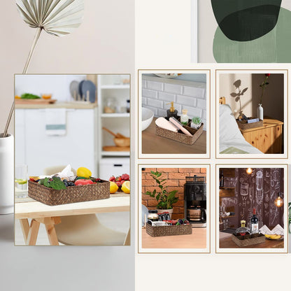 Tea Bag Organizer Tray Sugar Packet Holder Coffee Pod Storage Station Condiment