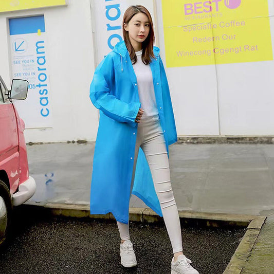 Non-disposable Eva Outdoor Travel Raincoat