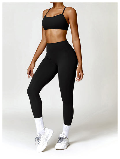 Women's Fashion Brushed Tight Yoga Bra Top