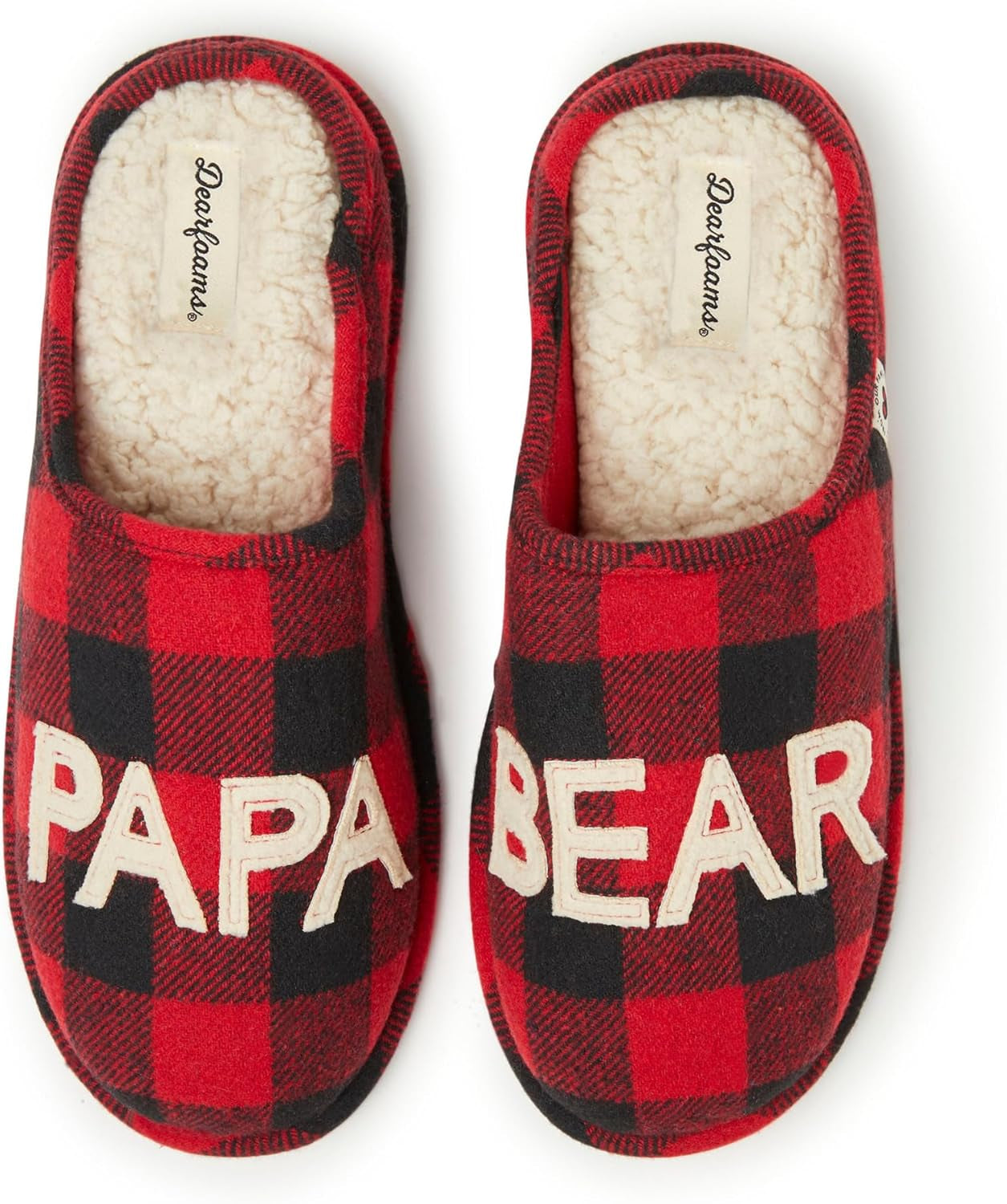 Men'S Papa Bear Matching Family Gifts for Dad Clog Slipper
