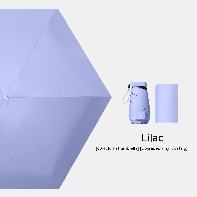 Dual-purpose Sun Protection UV Pocket Umbrella