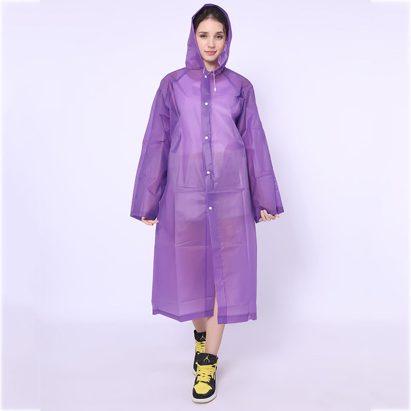 Non-disposable Eva Outdoor Travel Raincoat