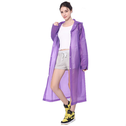 Non-disposable Eva Outdoor Travel Raincoat