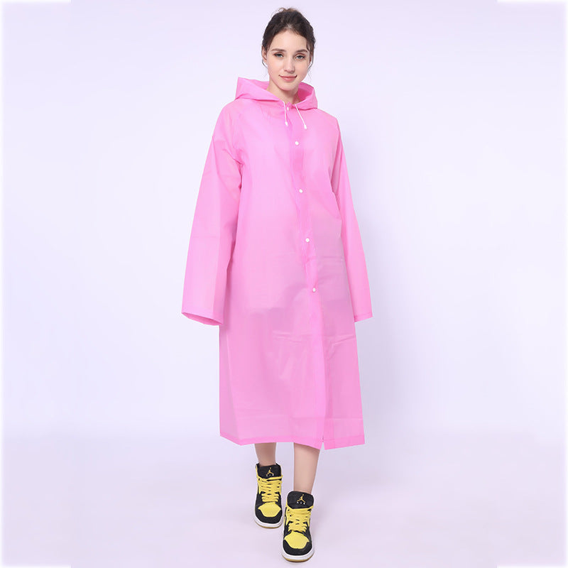 Non-disposable Eva Outdoor Travel Raincoat