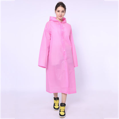 Non-disposable Eva Outdoor Travel Raincoat
