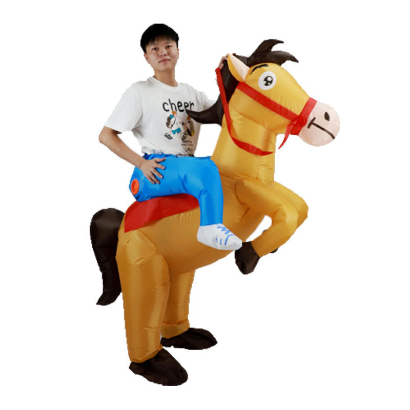 Active Horse Hippo Inflatable Clothing Halloween Funny Doll Clothing Props