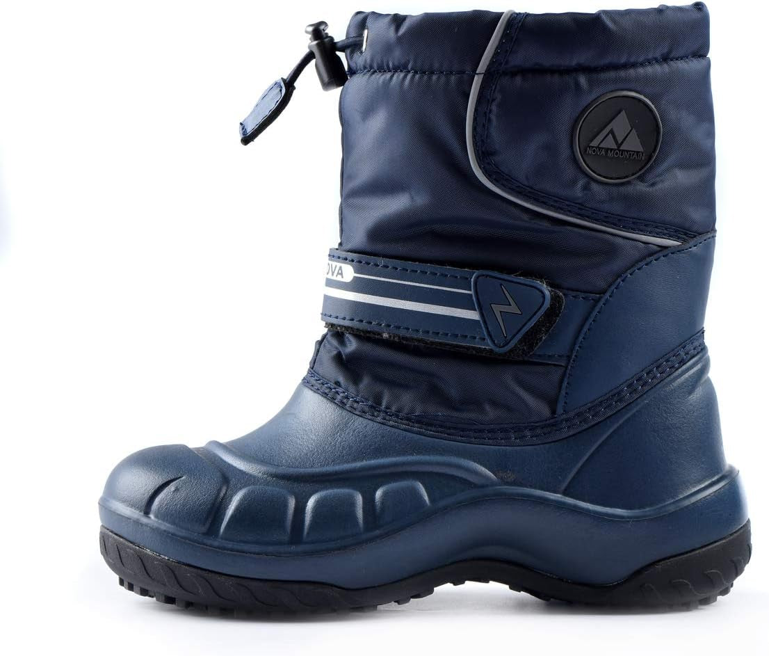 Nova Mountain Boy'S and Girl'S Waterproof Winter Snow Boots
