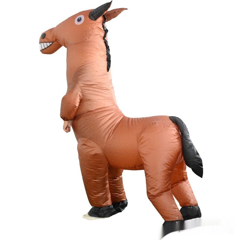 Active Horse Hippo Inflatable Clothing Halloween Funny Doll Clothing Props