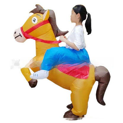 Active Horse Hippo Inflatable Clothing Halloween Funny Doll Clothing Props